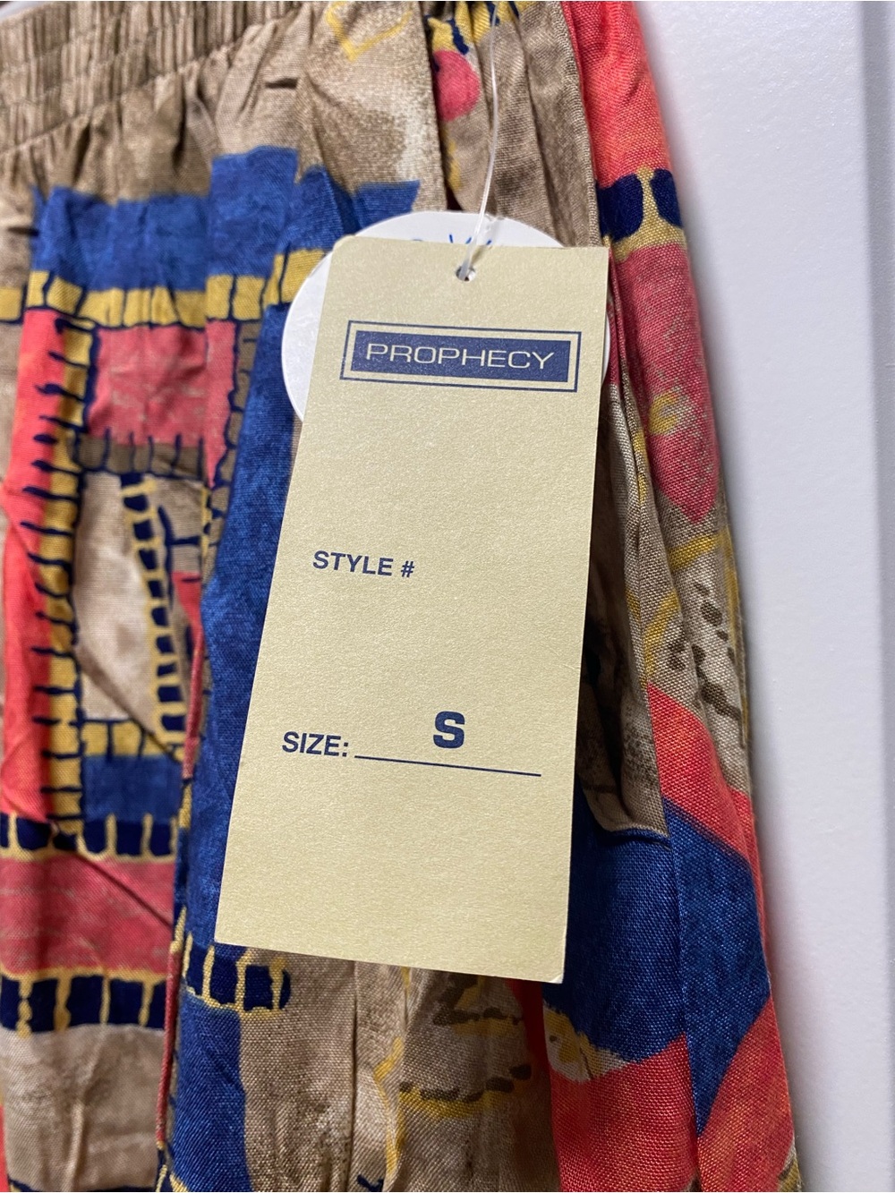 Vintage New Old Stock Pull On Skirt Pockets 90s Ephemera Tags - Picture 7 of 10
